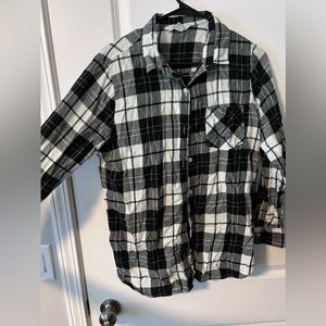 Old Navy Long sleeve flannel tunic shirt
